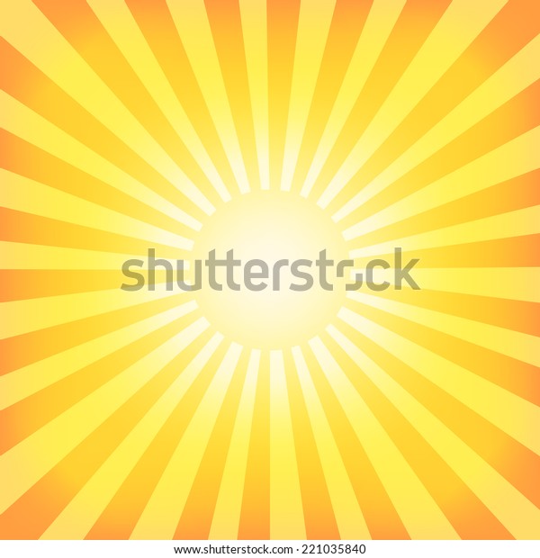 Sun Sunburst Pattern Retro Background Stock Illustration 221035840 ...