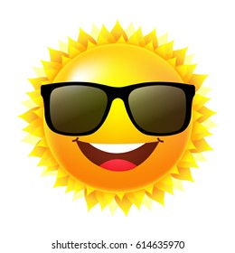 Sun With Sunglasses 