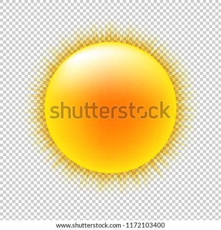 Sun With Transparent Background 