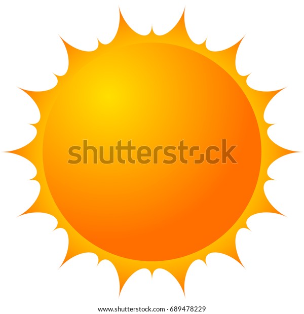 Sun Vector Clipart Sun Illustration Weather のイラスト素材