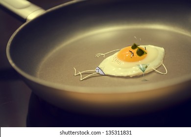 Sunbathing mr Egg