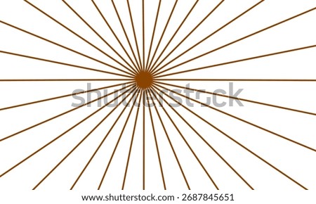 The sunburst pattern background consists of lines radiating from a central point. An abstract pattern for design, decoration, and art purposes.