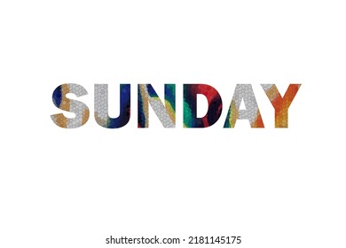 15,091 Sunday Typography Images, Stock Photos & Vectors | Shutterstock