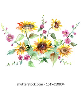 Free Free Sunflower Bouquet Svg 519 SVG PNG EPS DXF File