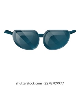Sunglasses icon  Cartoon sunglasses icon for web design isolated white background