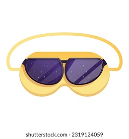 Sunglasses print sleeping mask icon. Cartoon of sunglasses print sleeping mask icon for web design isolated on white background - Powered by Shutterstock