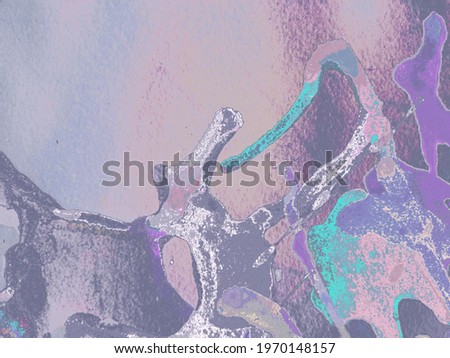 Sunny Sketch. Creative Fuchsia Stone. Rough Image. Violet Sunny Sketch. Mix Violet Pattern. Wet Indigo Cover. Modern Painting.