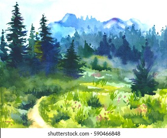 371,252 Forest watercolor Images, Stock Photos & Vectors | Shutterstock