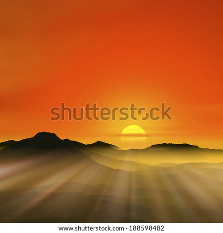 Similar – Image, Stock Photo Sunset with camel in front of pyramid