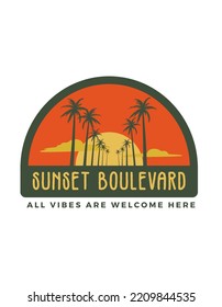 Sunset Boulevard Sunset Vibes Orange 