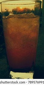 sunset cocktail evening 
