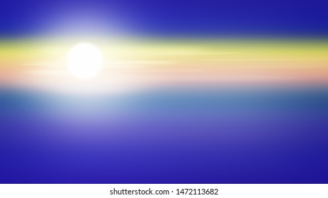 Sunset gradient background sunrise sun abstract sky, beach backdrop.