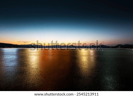 Similar – Sunrise in the sea for background.