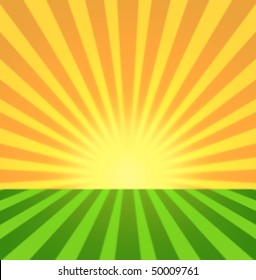 sunset sunrise radial background
