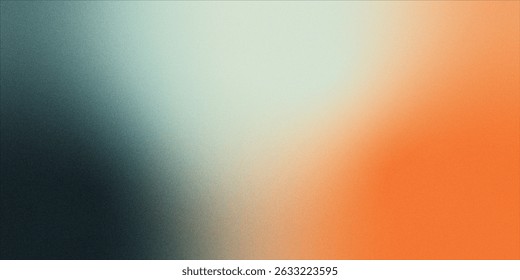 Sunset-Lime Mist Noise Gradient – A Bright Fusion of Green, Orange and White