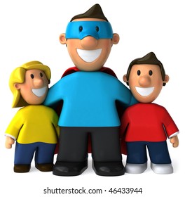 Super dad - Powered by Shutterstock