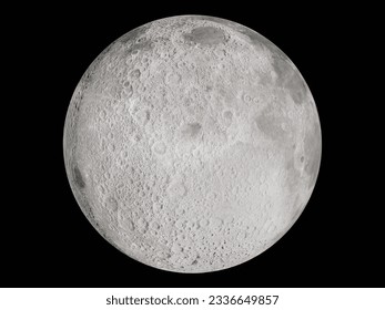 Super moon surface close up full moon that lights up in the night.