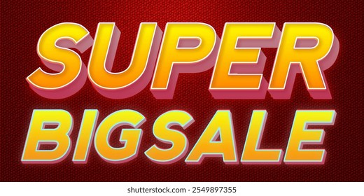 Super sale editable text effect, bold text style - Powered by Shutterstock