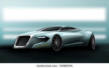 Supercar design concept