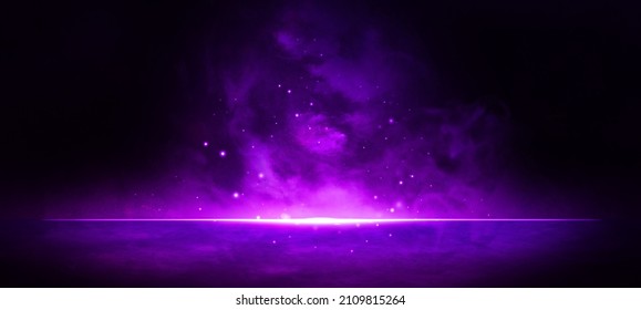 Supernatural Dark Street Creepy Amusing With Medium Orchid Colors Illustrative Background Wallpaper Product Presentation Concept For Matte Painting