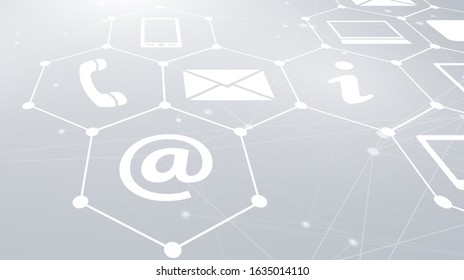 Support Communication Network Connections Background