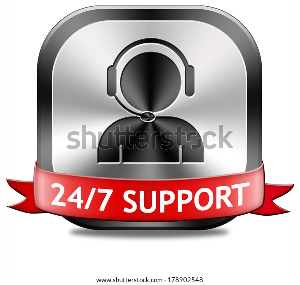 Support Desk Icon 247 Help Desk Stock Illustration 178902548