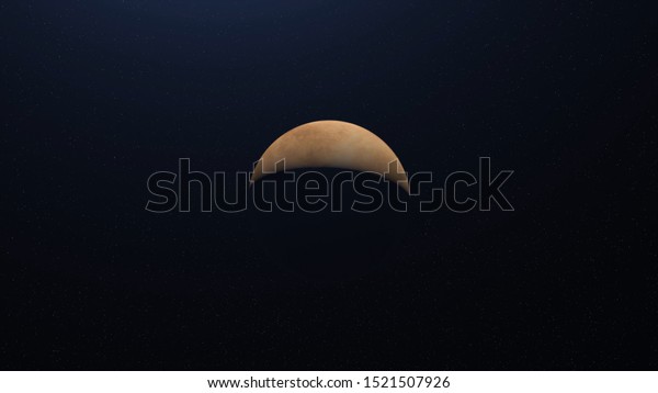 Surface of Venus planet\
spinning in its own orbit in the outer space. Animation. Venus,\
beautiful rotating sphere, the brightest planet in the sky, cosmos\
concept.