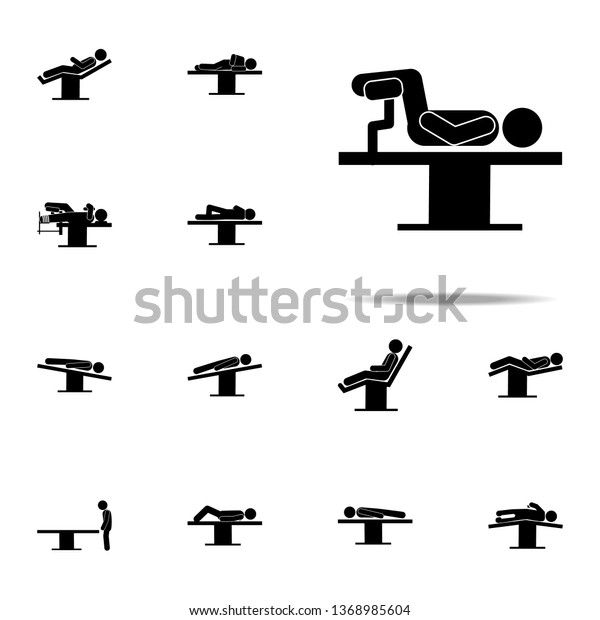 Surgery Lithotomy Icon Surgical Icons Universal Stock Illustration ...