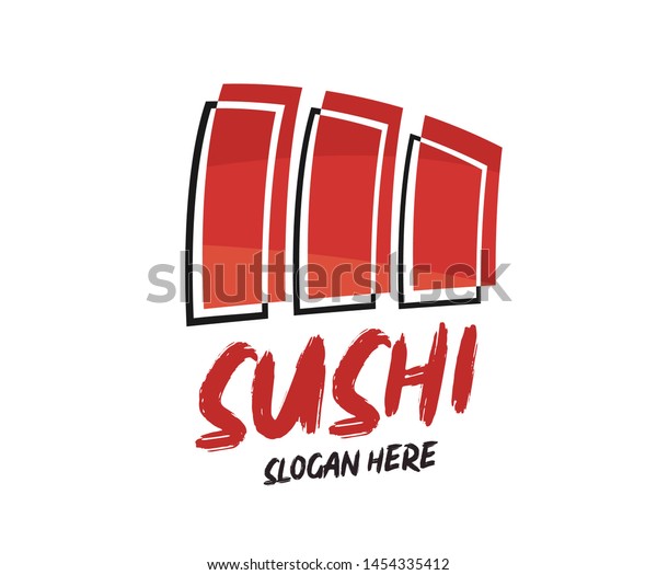 Sushi Logo This Logo Has Traditional Stock Illustration 1454335412