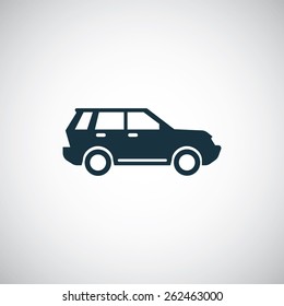 Suv Icon On White Background Stock Vector (Royalty Free) 239054902