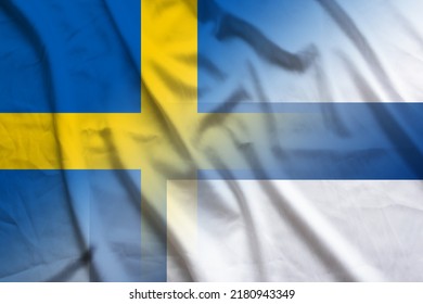 Sweden Finland Government Flag International Relations Stock   Sweden Finland Government Flag International 260nw 2180943349 