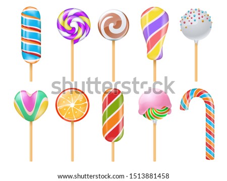 Similar – Foto Bild colorful lollipop Dessert