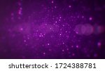 Sweet View Abstract Background Optical Red Purple Bokeh Lights Glitter Sparkle Dust Illustration