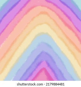 Sweet Watercolor Rainbow In Triangle Gradient. Soft Color Palette Background.