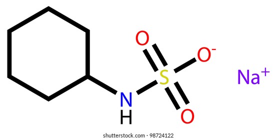 Sweetener Sodium Cyclamate Structural Formula