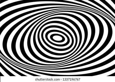 Swirl Circular Movement Illusion Op Art Stock Illustration 1337196767 ...