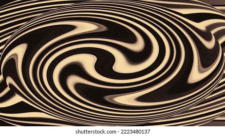 Swirling Grainy Lines With Yellow Tint Background.