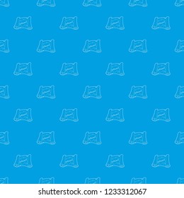 Switzerland Map Pattern Seamless Blue Repeat For Any Use