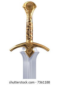 Sword Handle Isolated