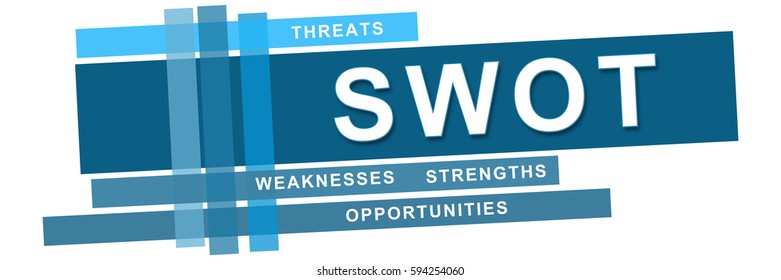 Swot Blue Stripes Stock Illustration 594254060 | Shutterstock