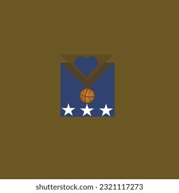 a symbol for a basketball player or it could be a shirt background  - Powered by Shutterstock