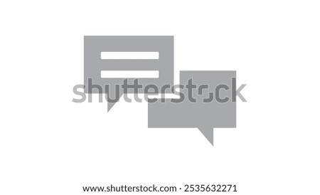 symbol of chat bubble icon
