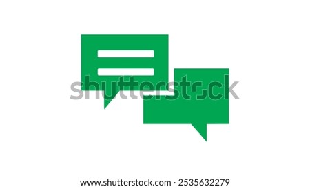 symbol of chat bubble icon