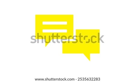 symbol of chat bubble icon