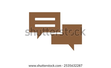 symbol of chat bubble icon