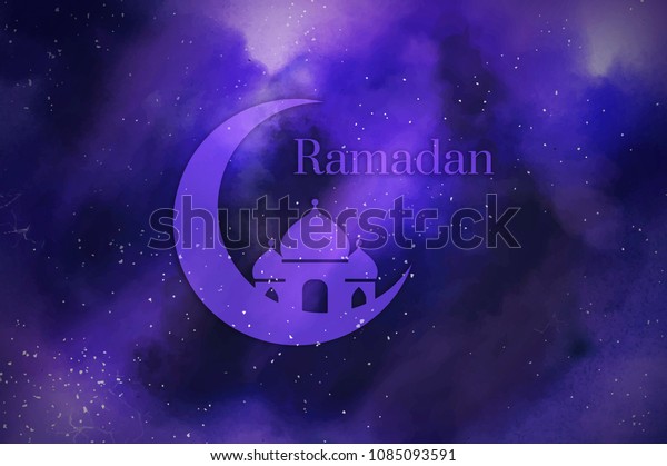 Symbol of the Islamic\
holiday Ramadan