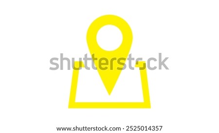 symbol of map location icon