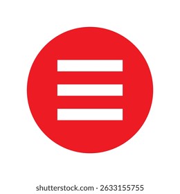symbol of menu button icon