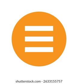 symbol of menu button icon