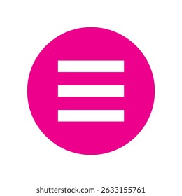 symbol of menu button icon
